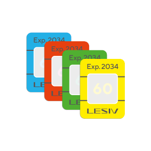 Термоиндикатор тероминдикаторная наклейка  Lesvi L-Mark Pro-S в ассортименте